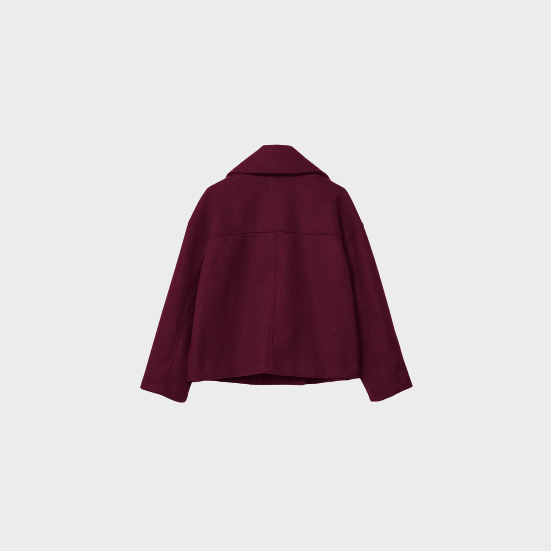 Aria | Winter Cropped Wool-Blend Jacket