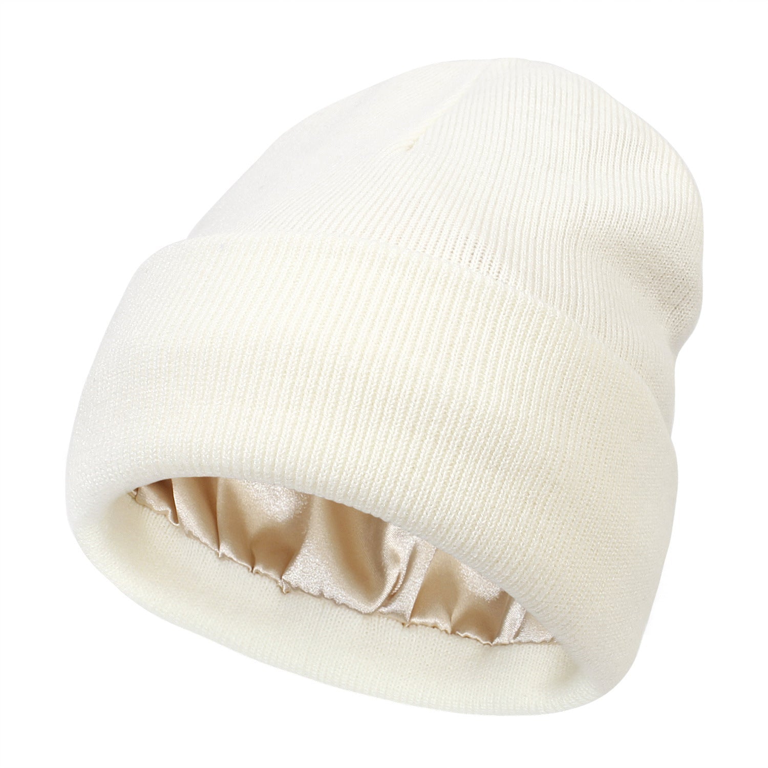 Elegant Satin-Finish Beanie