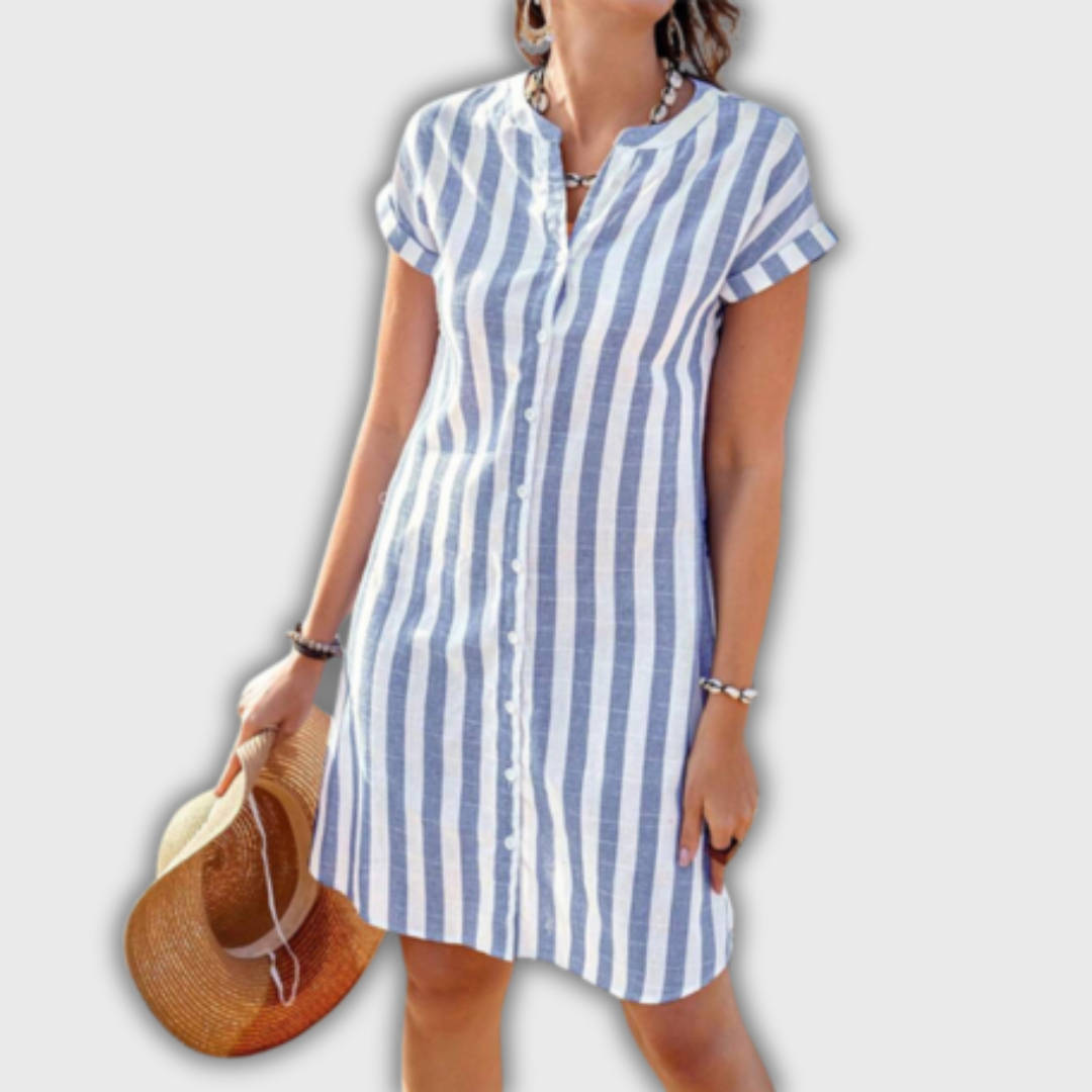 Luisa – Striped Midi Dress