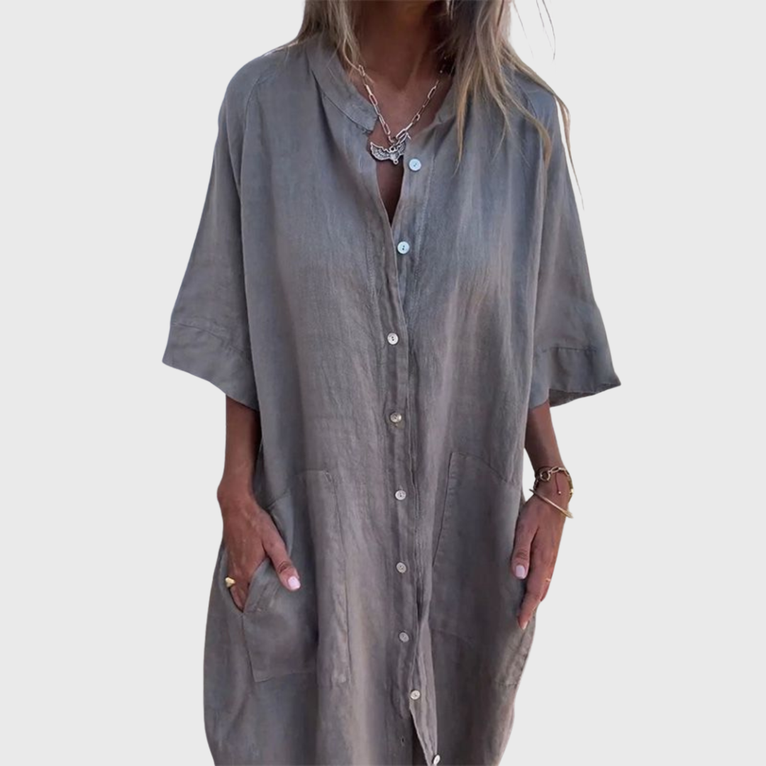 Calixa | Elegant Shirt Dress