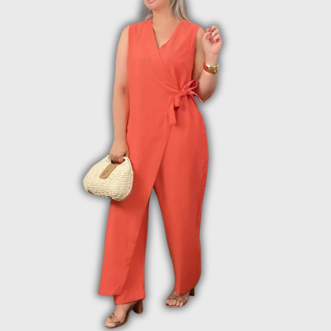 Inès - Elegant Jumpsuit with V-Neck