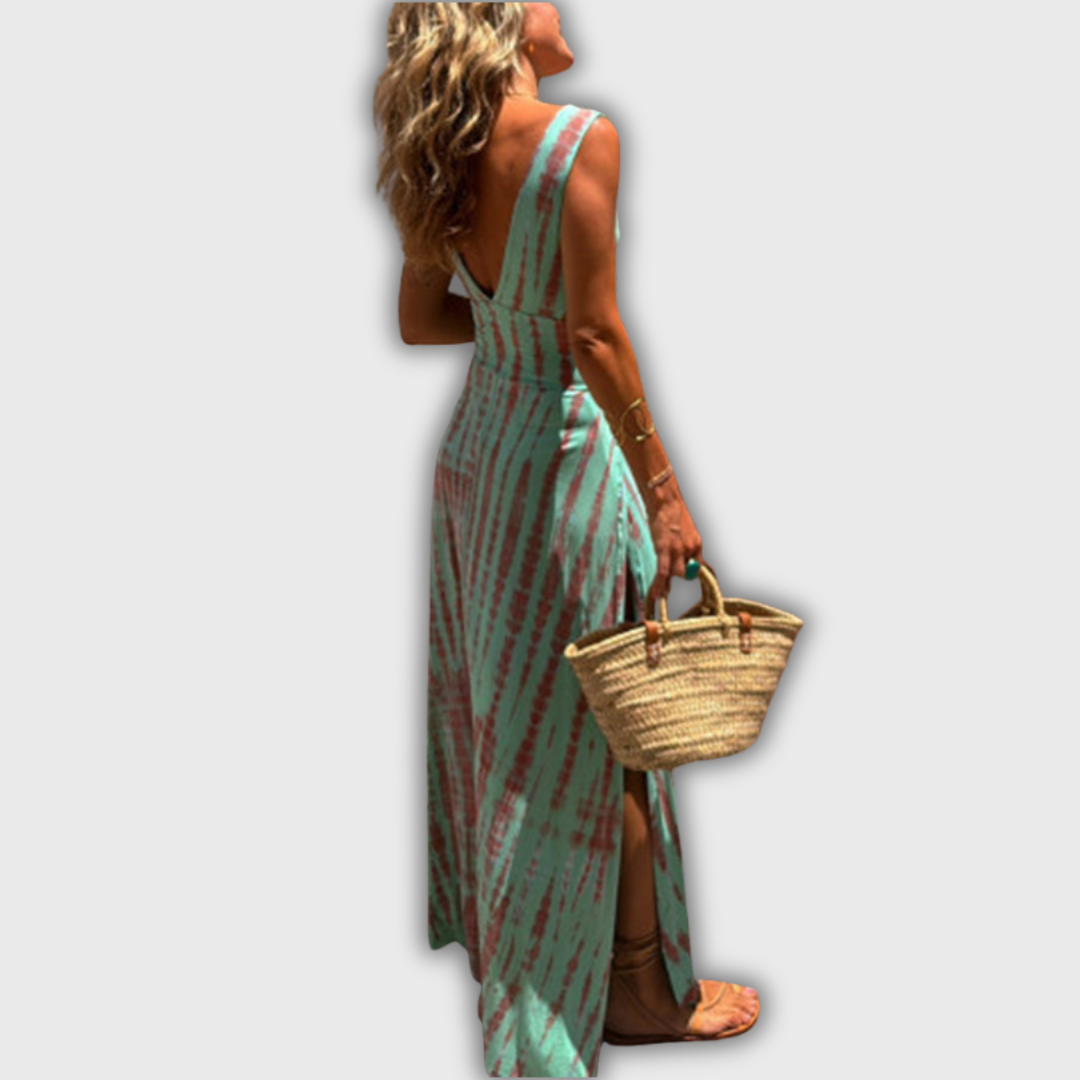 Bianca – Dress with Deep Neckline and Cut-Outs