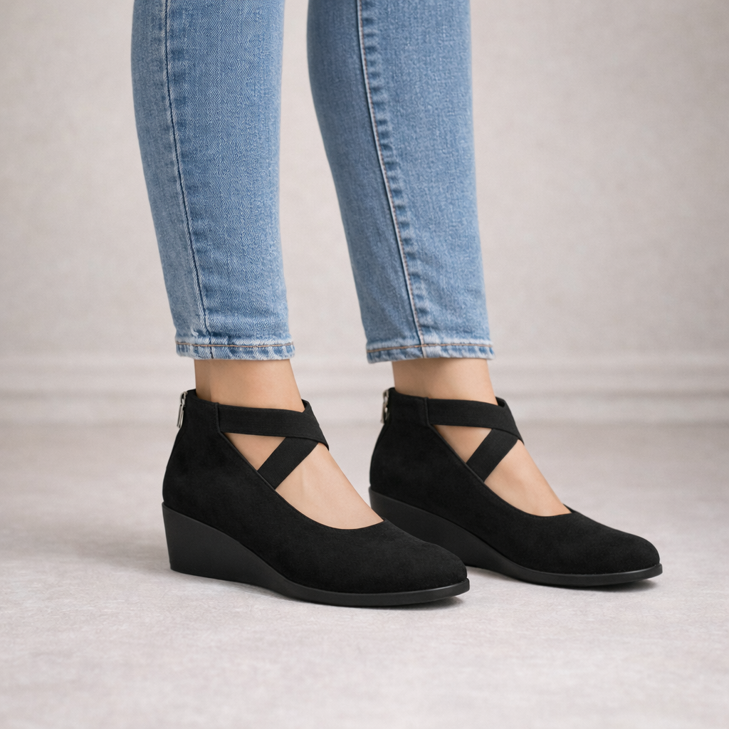 Calerinne | Closed Wedge Ballerina Shoes